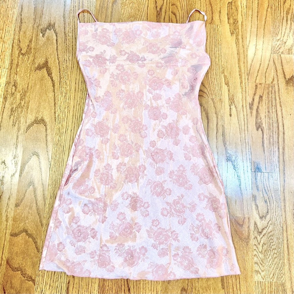 SHEIN Vintage Style Slip Dress (soft pink) Size 4